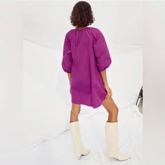 ❤️Aritzia Wilfred Cava Taffeta Trapeze Dress - Picture 4 of 5